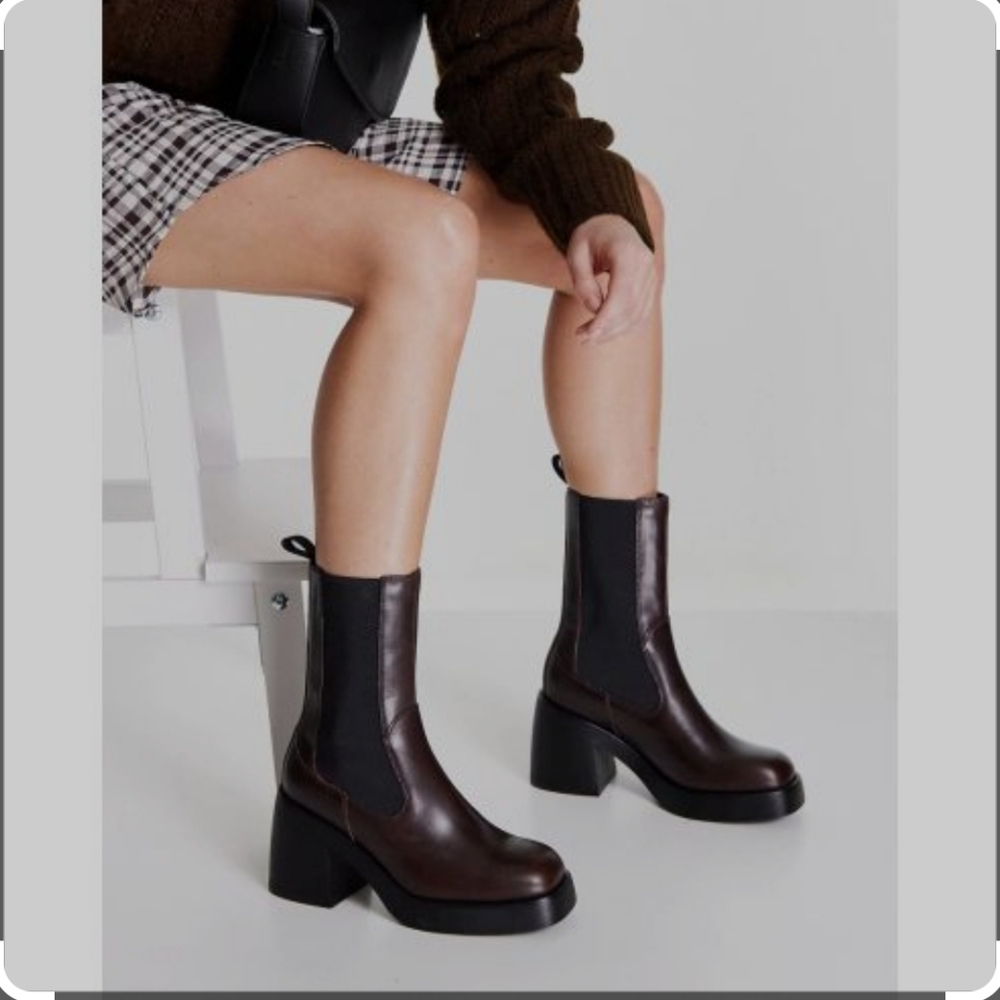 Vagabond Brooke leather platform boots